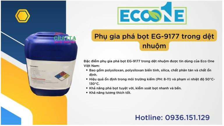 EG-9177 phụ gia phá bọt dệt nhuộm, gia công kim loại